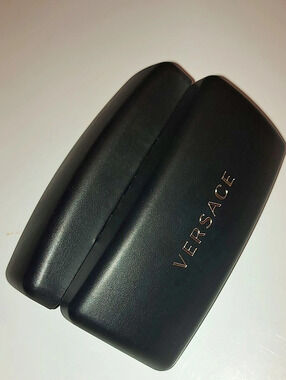 Versace Black Eyeglass Case